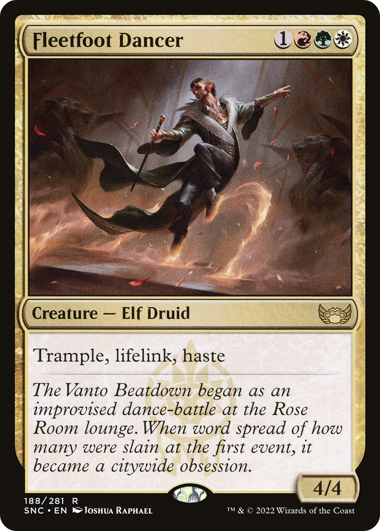 Fleetfoot Dancer (188) Foil - Streets of New Capenna