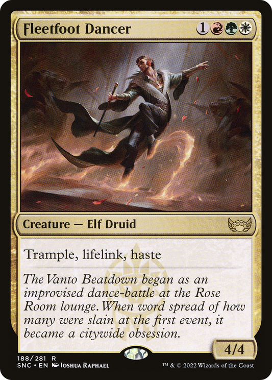 Fleetfoot Dancer (188) Foil - Streets of New Capenna