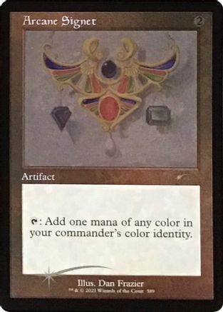 Arcane Signet (589) Etched Foil - Secret Lair Drop Series
