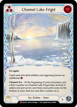 Channel Lake Frigid (ELE146) (1st Edition) Rainbow Foil - Tales of Aria