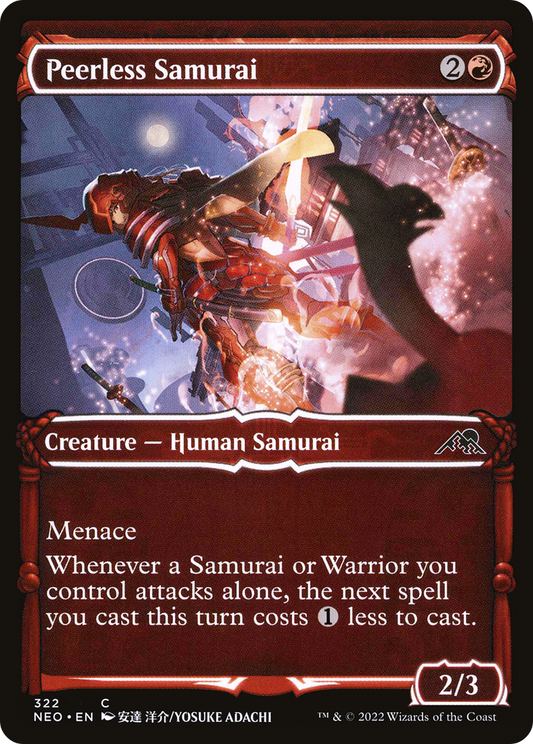 Peerless Samurai (Showcase) (322) - Kamigawa: Neon Dynasty