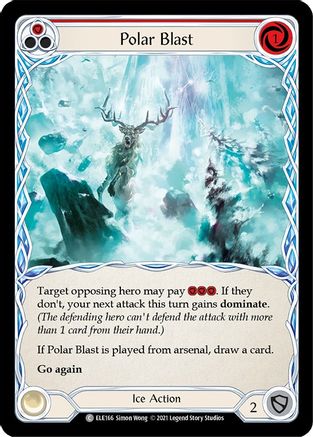 Polar Blast (Red) (ELE166) (Unlimited Edition) - Tales of Aria