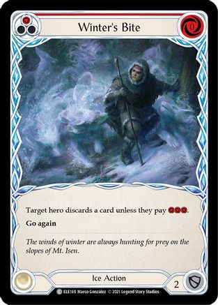 Winter's Bite (Red) (ELE169) Unlimited Edition  - Tales of Aria