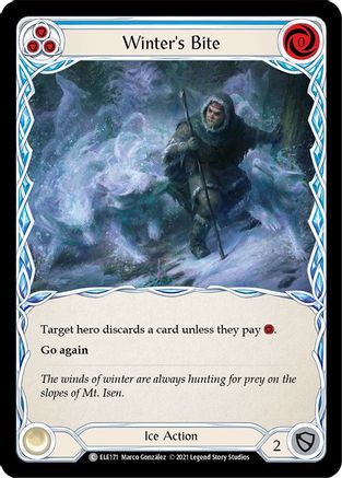 Winter's Bite (Blue) (ELE171) (1st Edition) - Tales of Aria