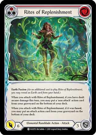 Rites of Replenishment (Red) (ELE079) (Unlimited Edition) - Tales of Aria