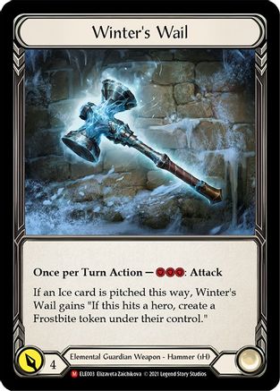 Winter's Wail (ELE003) 1st Edition  - Tales of Aria