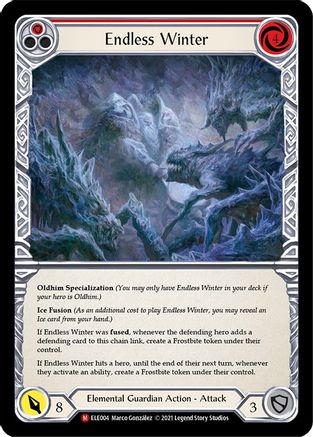 Endless Winter (ELE004) Unlimited Edition  - Tales of Aria