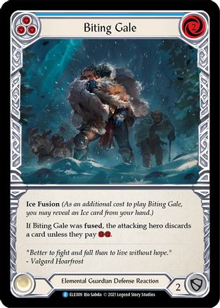 Biting Gale (Blue) (ELE009) (Unlimited Edition) - Tales of Aria