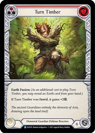 Turn Timber (Red) (ELE010) (Unlimited Edition) - Tales of Aria