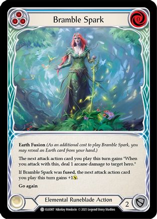 Bramble Spark (Blue) (ELE087) (1st Edition) - Tales of Aria