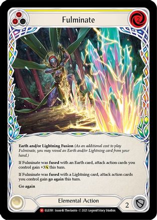 Fulminate [U-ELE091] (Tales of Aria Unlimited)  Unlimited Rainbow Foil | Silver Goblin