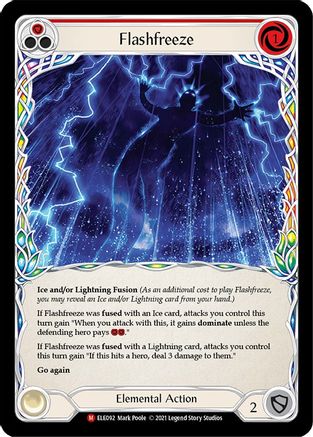 Flashfreeze (ELE092) 1st Edition  - Tales of Aria