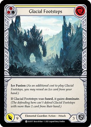 Glacial Footsteps (Yellow) (ELE017) (Unlimited Edition) - Tales of Aria