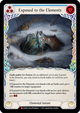 Exposed to the Elements (ELE093) (Unlimited Edition) - Tales of Aria