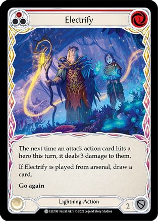 Electrify (Red) (ELE198) (Unlimited Edition) Rainbow Foil - Tales of Aria