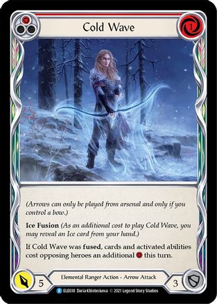 Cold Wave (Red) (ELE038) (Unlimited Edition) - Tales of Aria