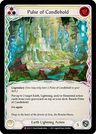 Pulse of Candlehold Unlimited Edition Rainbow Foil (ELE113) - Tales of Aria | Silver Goblin