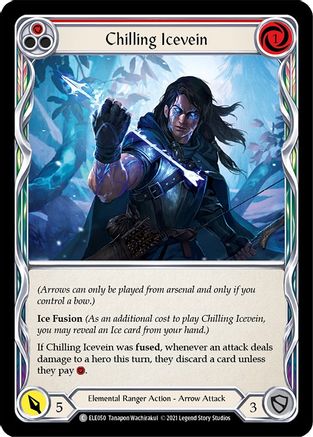 Chilling Icevein (Red) (ELE050) (1st Edition) - Tales of Aria