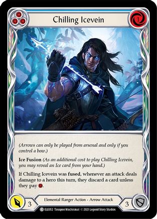Chilling Icevein (Blue) (ELE052) (Unlimited Edition) - Tales of Aria