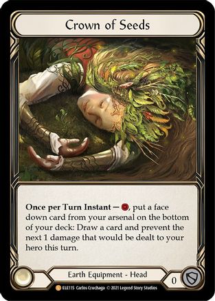 Crown of Seeds (ELE115) 1st Edition Cold Foil - Tales of Aria