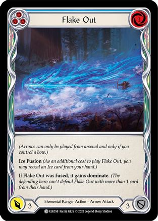 Flake Out (Blue) (ELE058) (1st Edition) - Tales of Aria