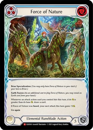 Force of Nature (ELE066) 1st Edition  - Tales of Aria