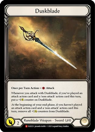 Duskblade (ELE223) (Unlimited Edition) Rainbow Foil - Tales of Aria