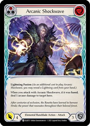 Arcanic Shockwave (Red) (ELE073) (Unlimited Edition) - Tales of Aria
