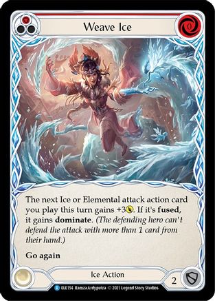 Weave Ice (Red) (ELE154) (Unlimited Edition) - Tales of Aria