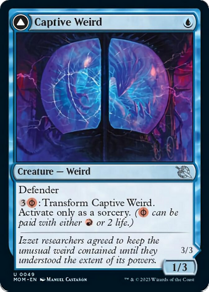 Captive Weird // Compleated Conjurer [March of the Machine] Foil