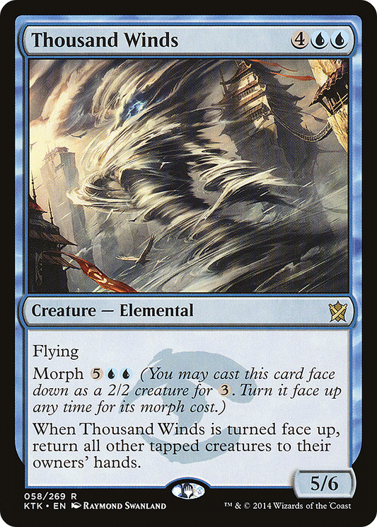 Thousand Winds [Khans of Tarkir] Foil
