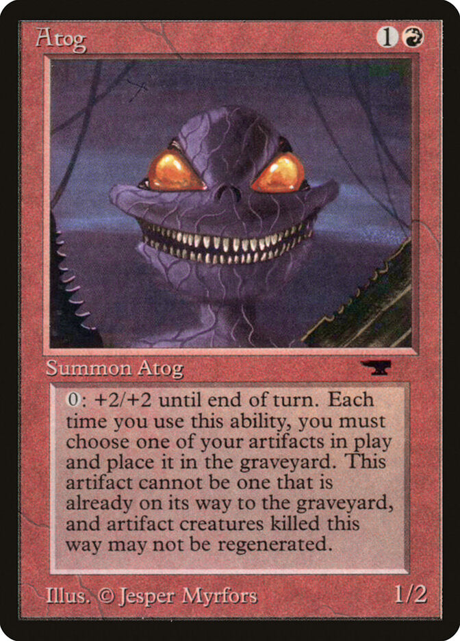 Atog (Misprinted) [Antiquities] | Silver Goblin