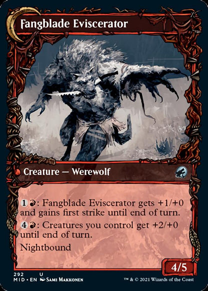 Fangblade Brigand // Fangblade Eviscerator (Showcase) (292) - Innistrad: Midnight Hunt