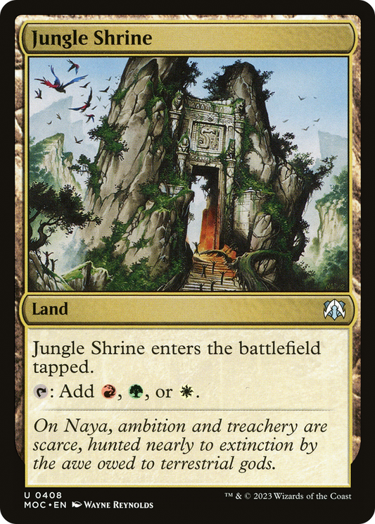 Jungle Shrine (408) - March of the Machine Commander