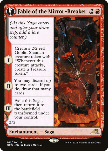 Fable of the Mirror-Breaker (141) Foil - Kamigawa: Neon Dynasty