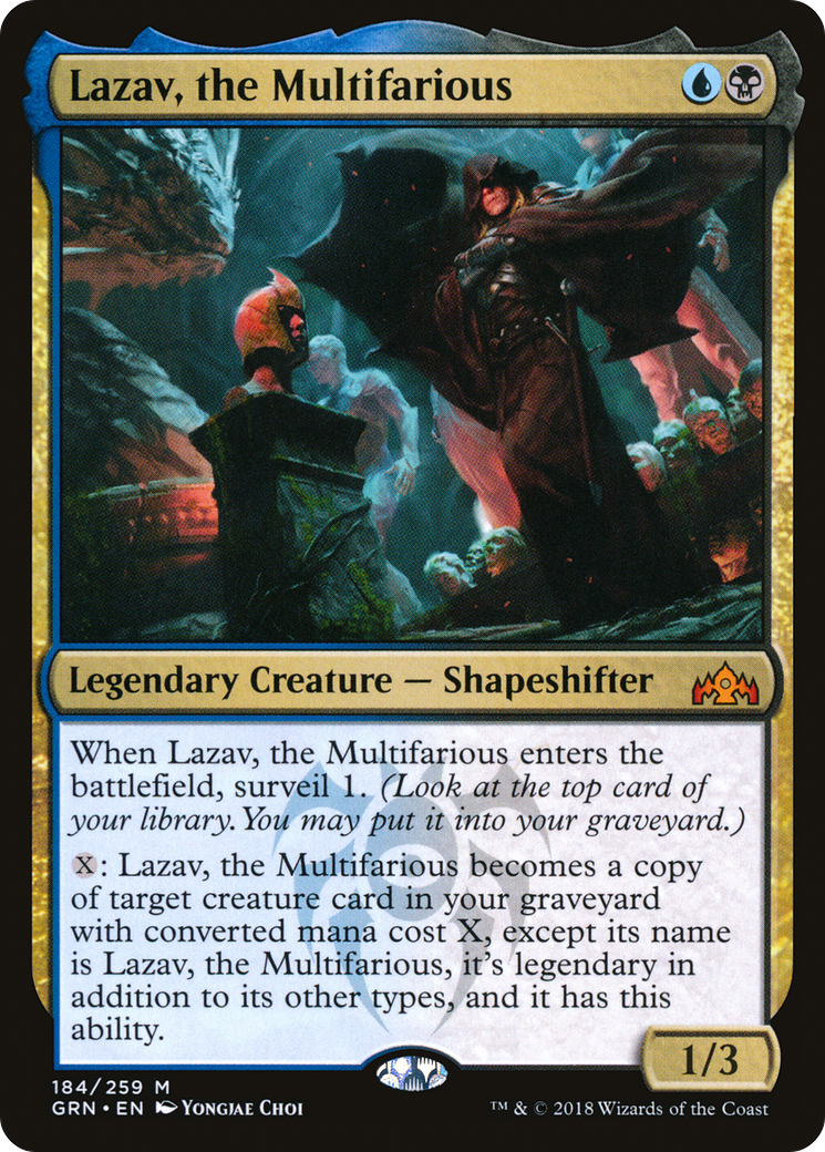 Lazav, the Multifarious (184) Foil - Guilds of Ravnica