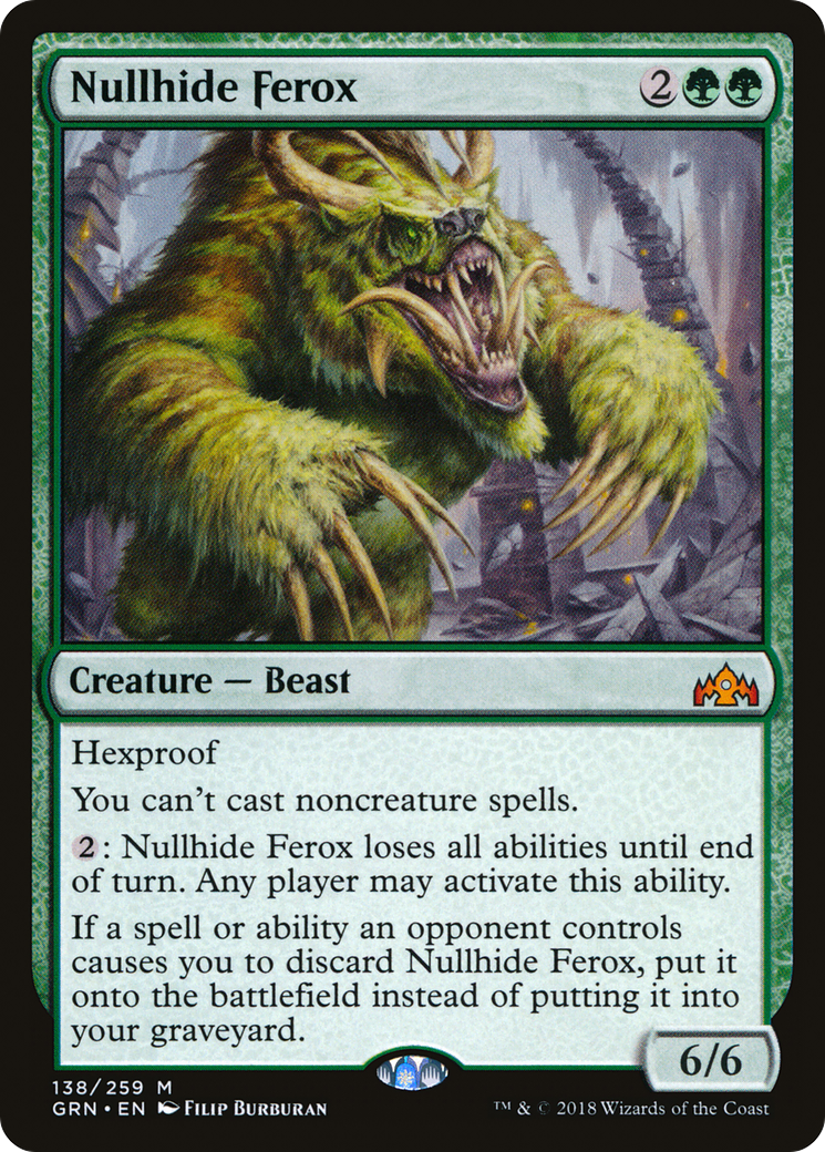 Nullhide Ferox (138) - Guilds of Ravnica