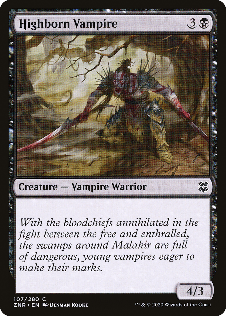 Highborn Vampire (107) - Zendikar Rising