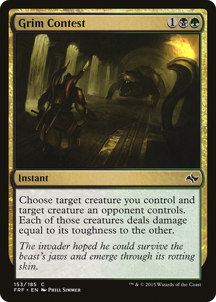 Grim Contest (153) - Fate Reforged