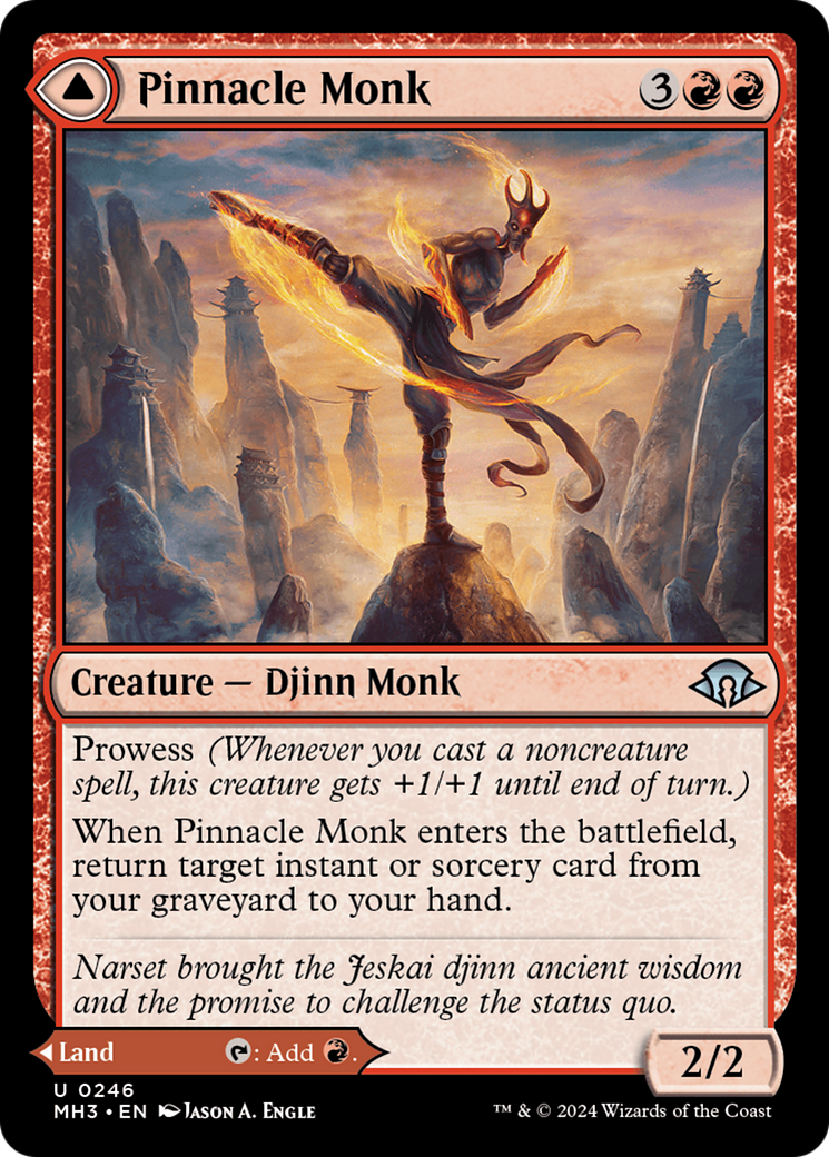 Pinnacle Monk (246) Foil - Modern Horizons 3