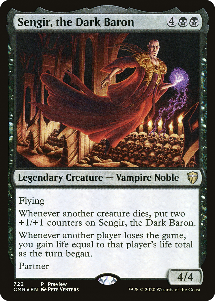 Sengir, the Dark Baron (722) Foil - Commander Legends