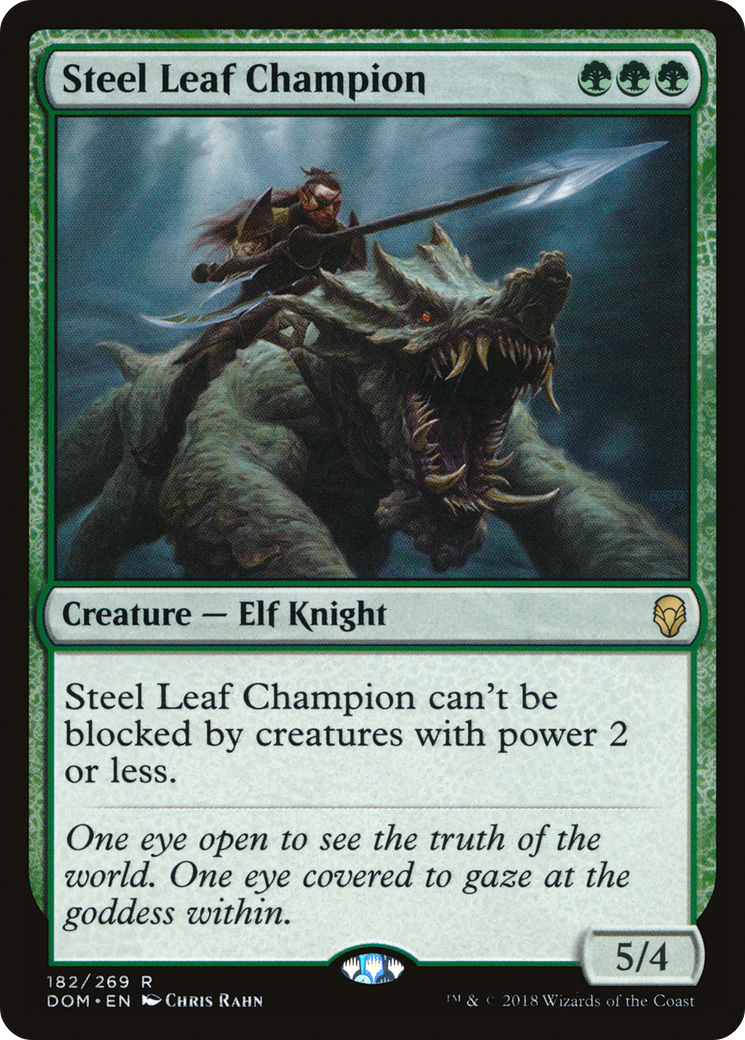 Steel Leaf Champion [Dominaria] Foil