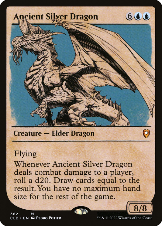 Ancient Silver Dragon (Showcase) (382) - Commander Legends: Battle for Baldur's Gate