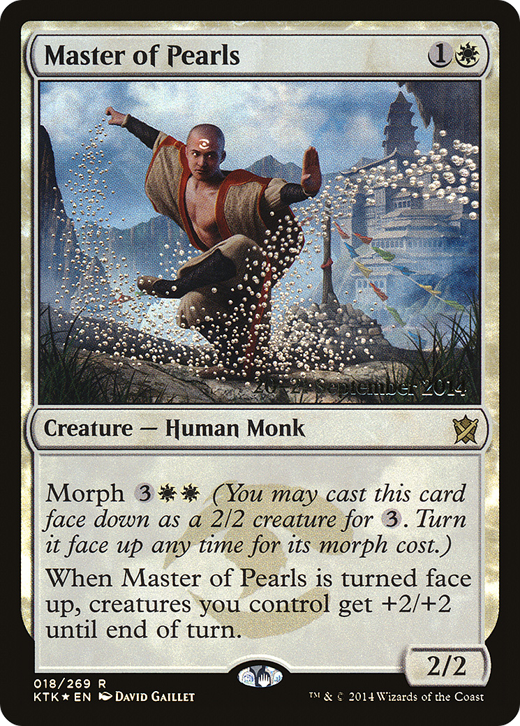 Master of Pearls (18s) Foil - Khans of Tarkir Promos