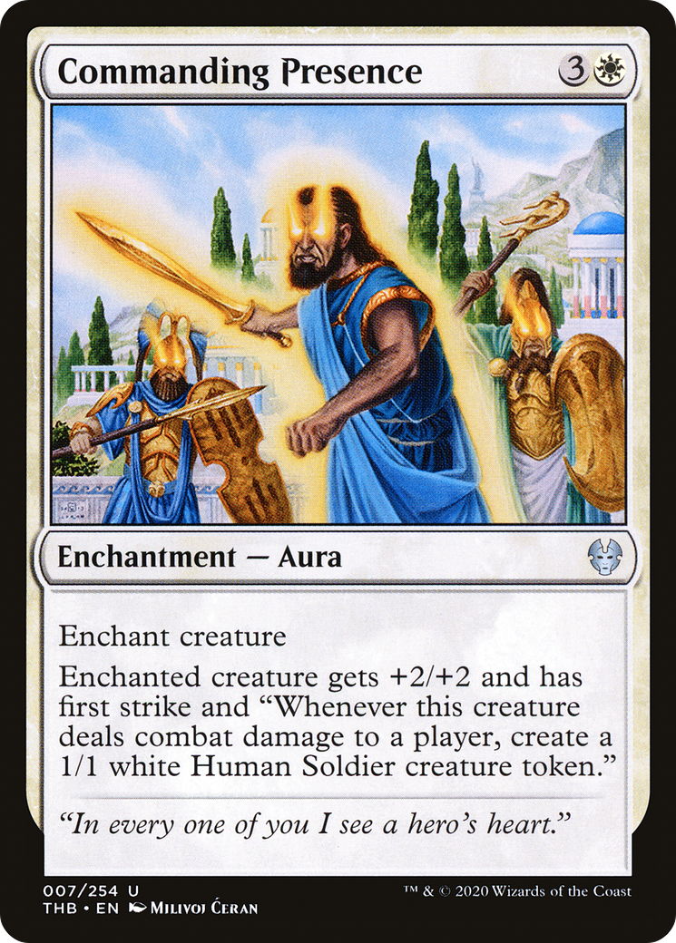 Commanding Presence (007) Foil - Theros Beyond Death