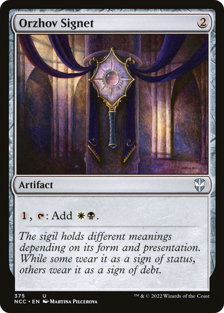 Orzhov Signet (375) - New Capenna Commander