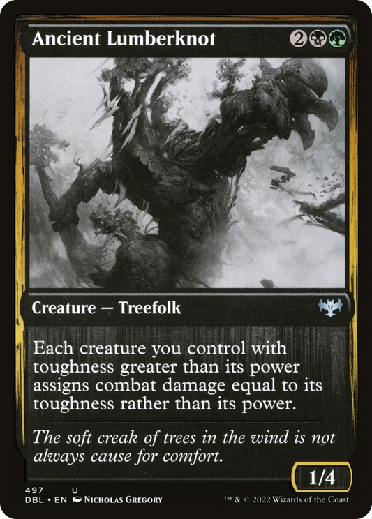 Ancient Lumberknot (497) Foil - Innistrad: Double Feature