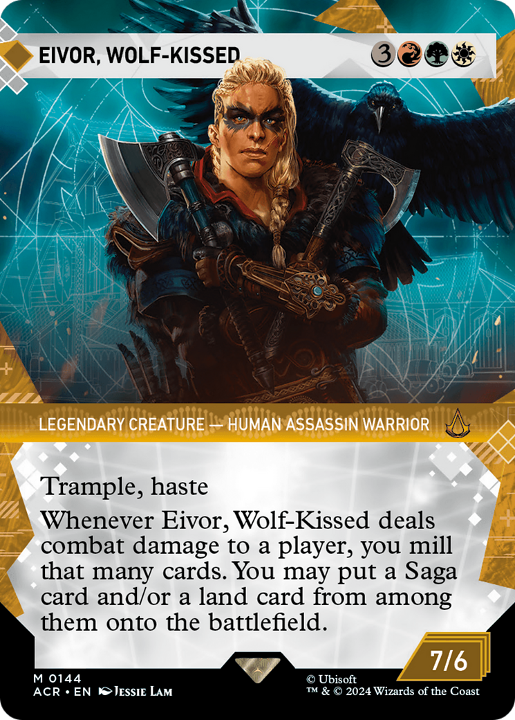 Eivor, Wolf-Kissed (Showcase) (144) Foil - Assassin's Creed