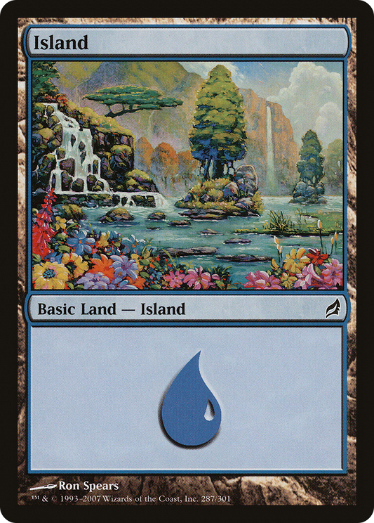 Island (287) [Lorwyn] Foil