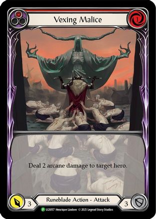 Vexing Malice (Red) (Extended Art) (LGS057) Rainbow Foil - FaB Promos